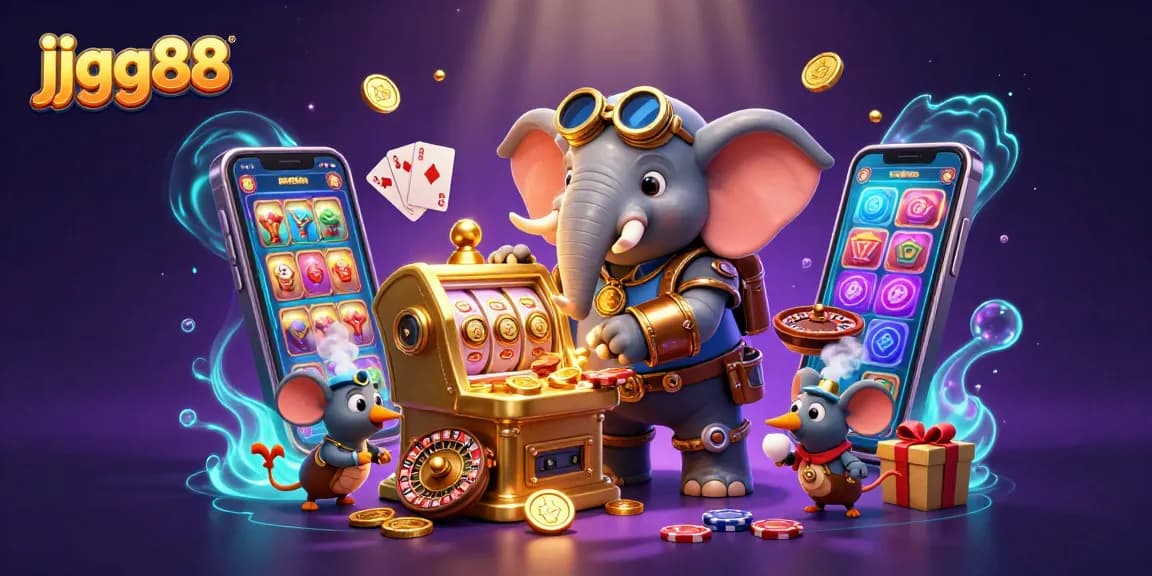 Spin golden jackpots and win exciting rewards at jjgg88 with engaging slot machine scenes!