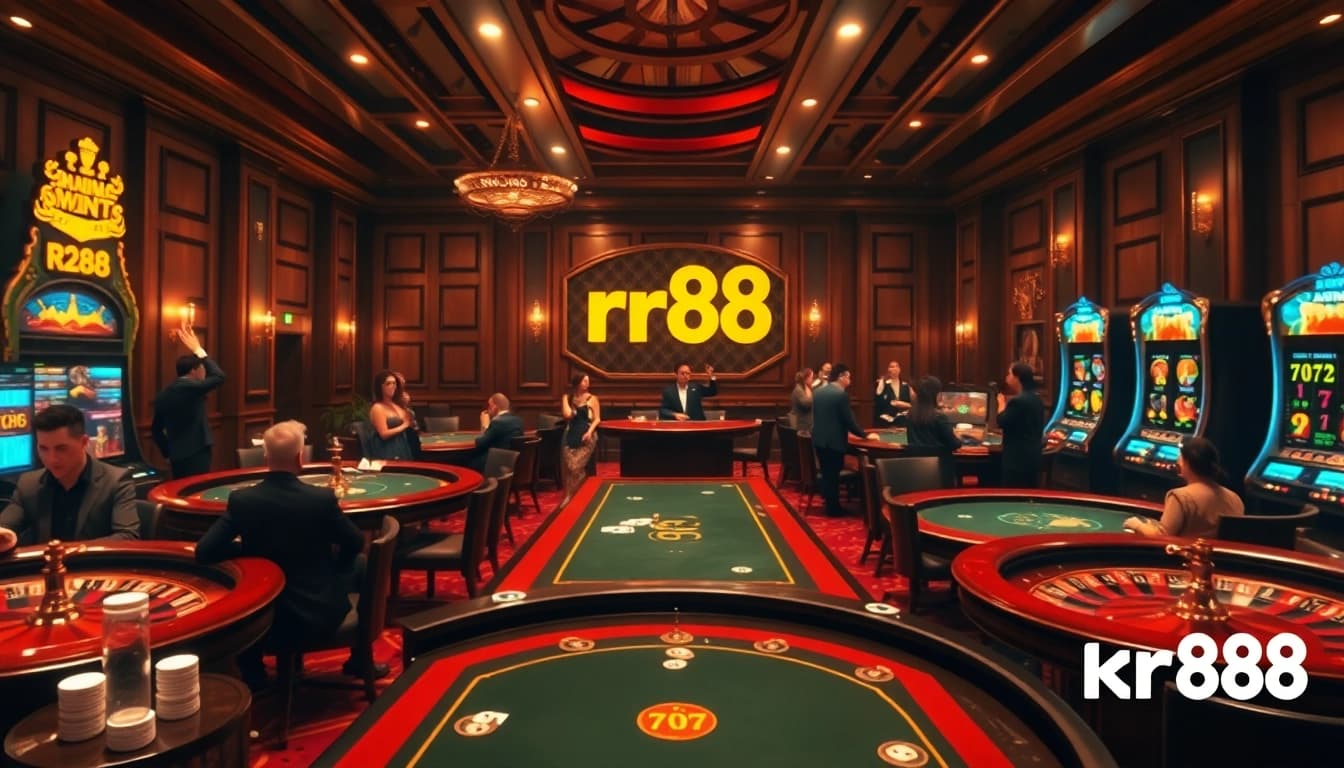 Experience the excitement at nhà cái rr88, where vibrant casino tables and thrilling games await players ready to win.