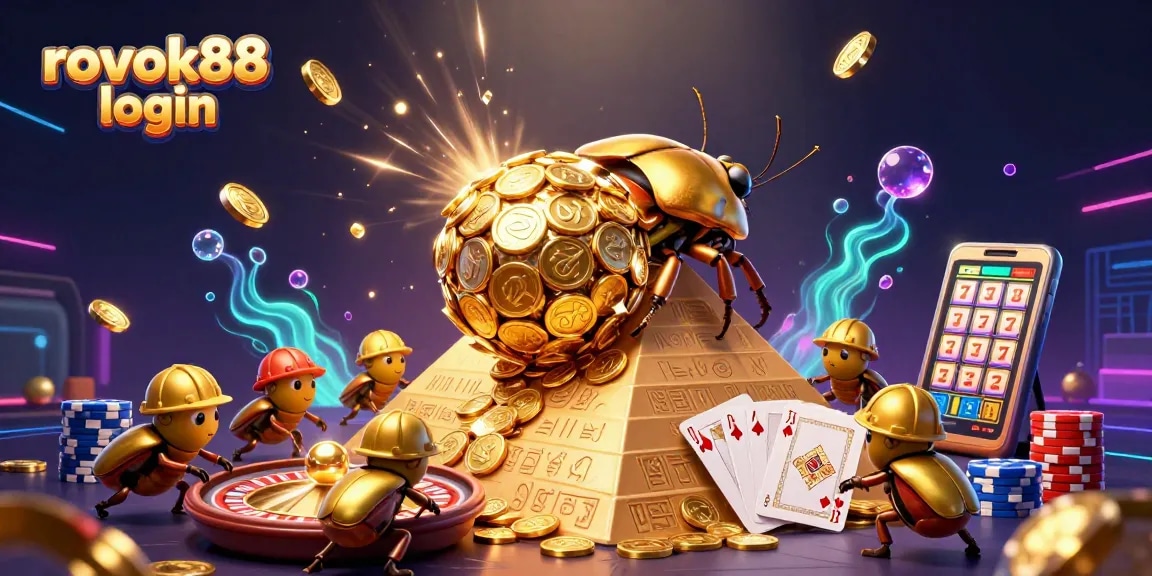 Join the fun at rokok88 login with golden coins and vibrant casino games.