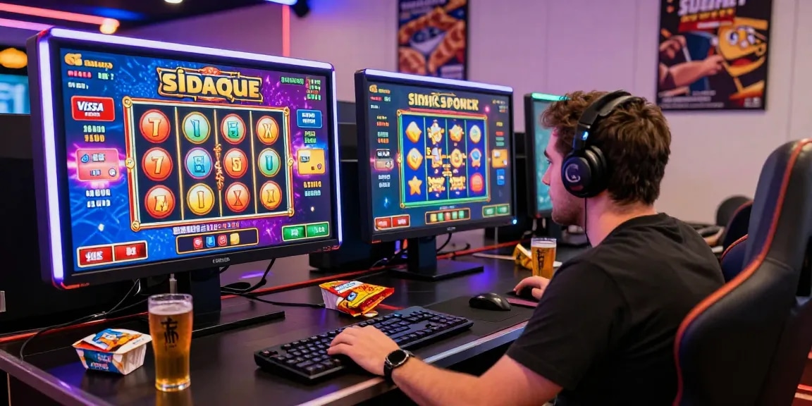 Engaging gameplay at credit card casinos highlighted with https://transact.org.uk showcasing vibrant slot games and payment options.