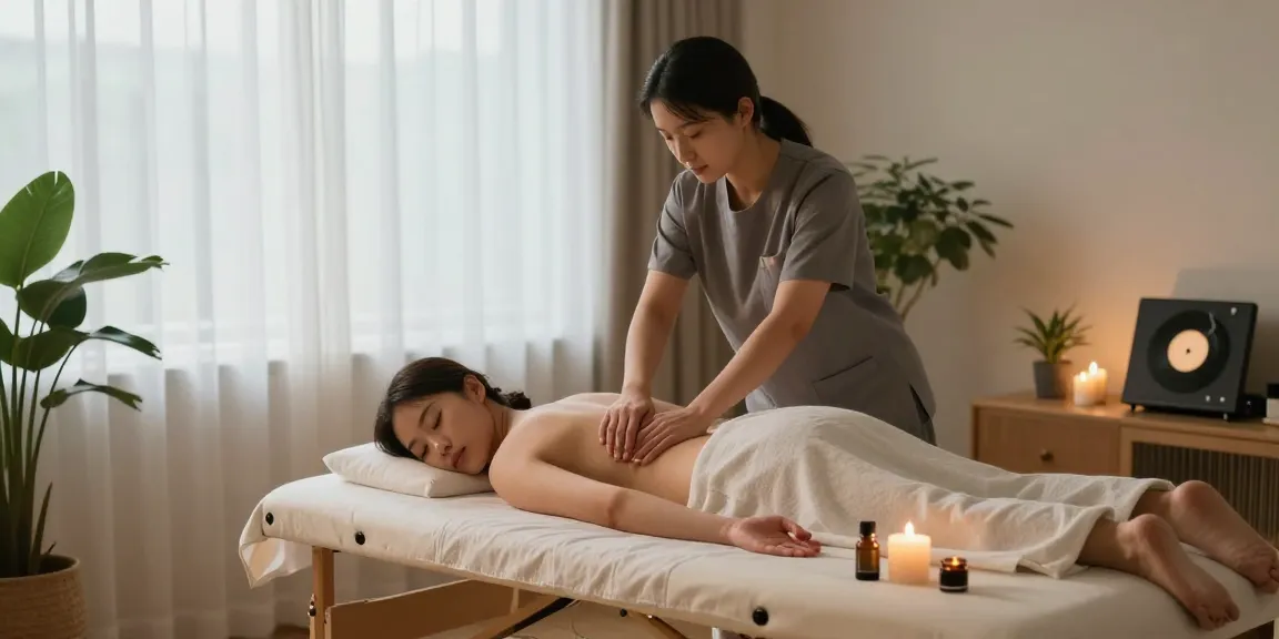 Inviting 인덕원출장안마 session with a skilled therapist in a serene home setting.