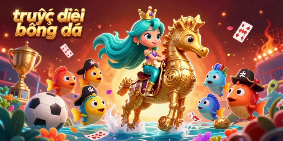 Experience trực tiếp bóng đá excitement with vibrant underwater casino thrills featuring sports elements.