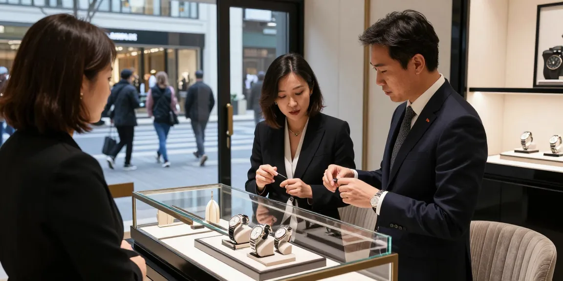 Showcasing high-quality super clone watches in a luxury retail environment highlighting craftsmanship and elegance.
