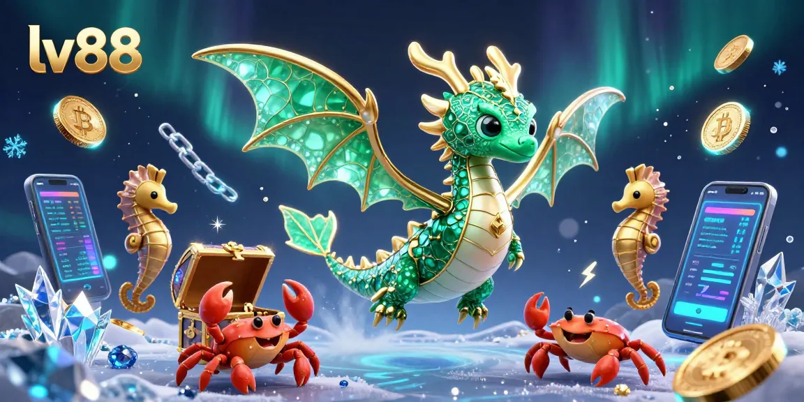 Engage with lv88 in a vibrant 3D casino adventure showcasing crypto winnings.