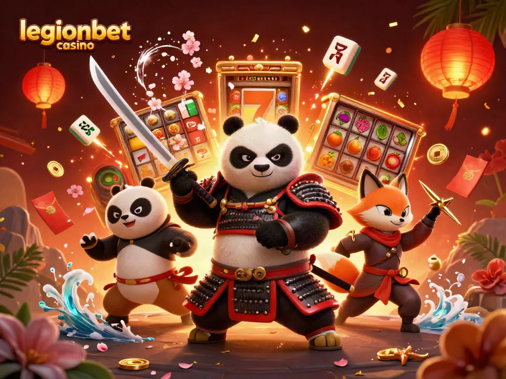 Experience the excitement of legionbet casino with vibrant 3D characters and dynamic game elements.
