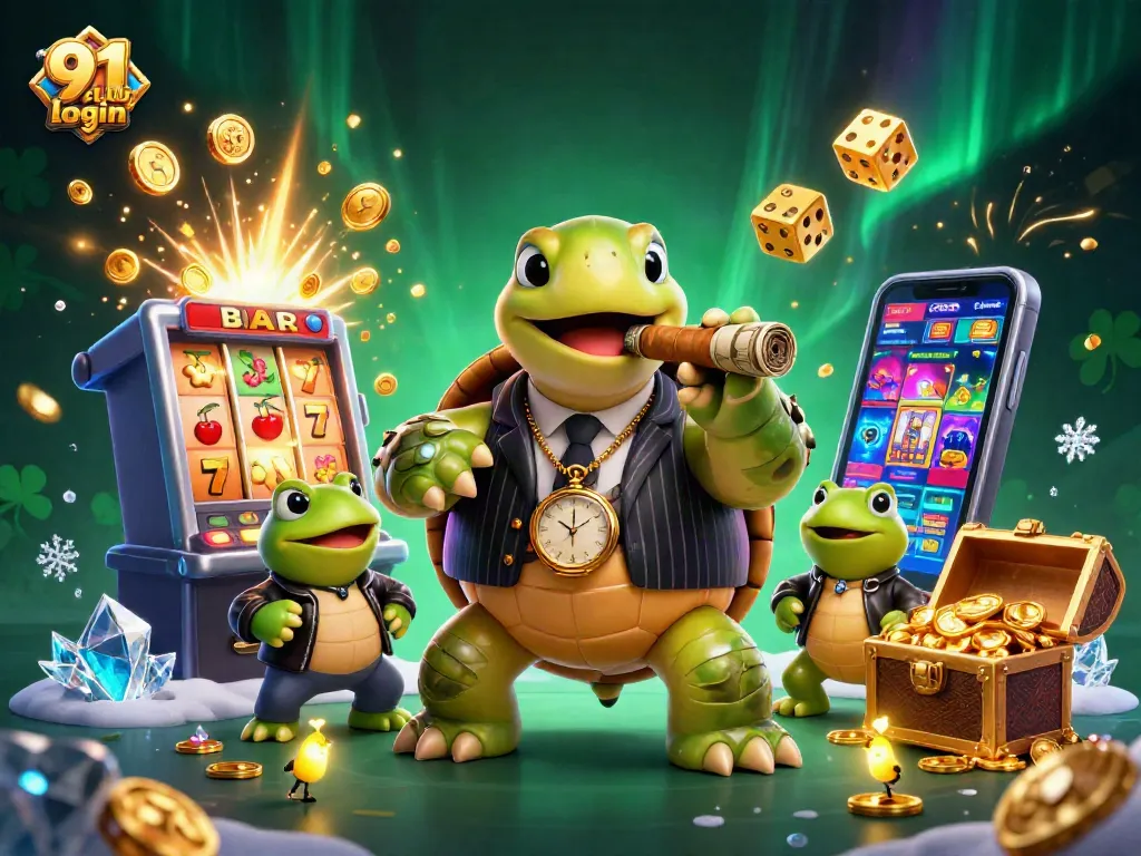 Engage with thrilling 91 club login experience featuring dynamic casino elements and vibrant characters.