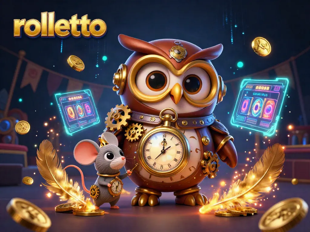 Experience exciting games and bonuses at Rolletto Casino with dazzling visuals and vibrant atmosphere.