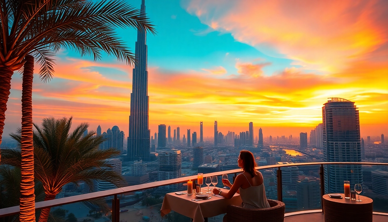 Experience luxury and adventure while traveling to Dubai, with the stunning Burj Khalifa background.