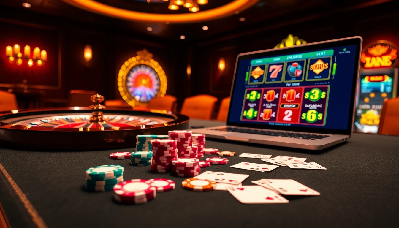 Experience s8 with vibrant poker chips and an exciting online casino atmosphere.