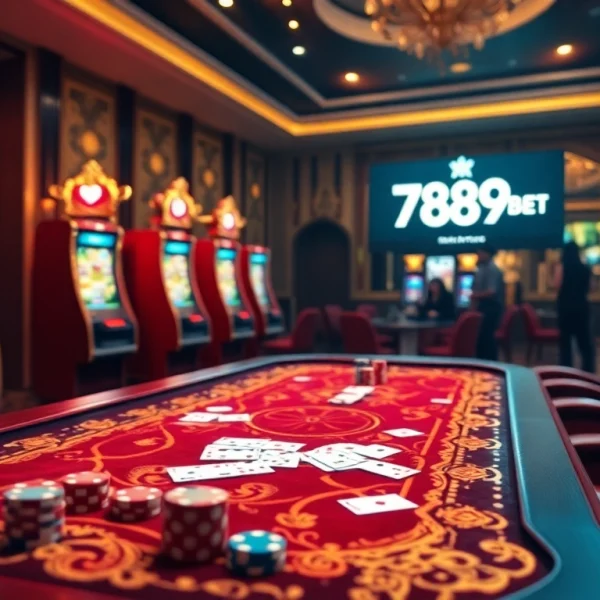 Experience the thrill of casino gaming with vibrant visuals highlighting the 789bet link mới and exciting action.