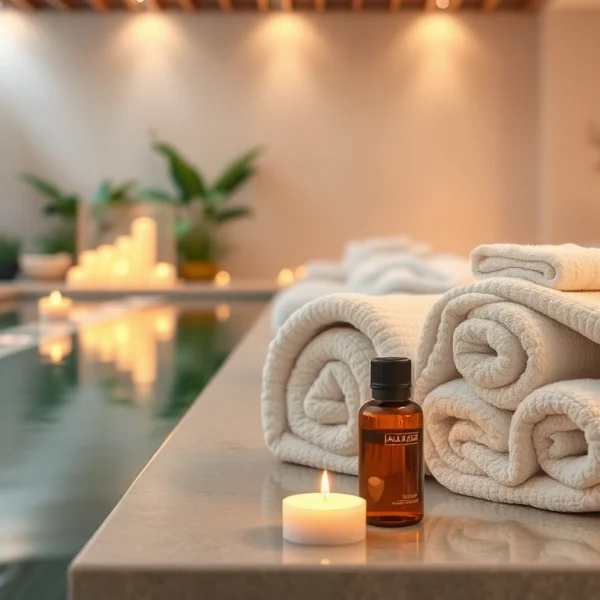 Spa Ads showcasing a tranquil spa environment with calming colors and luxurious treatments.