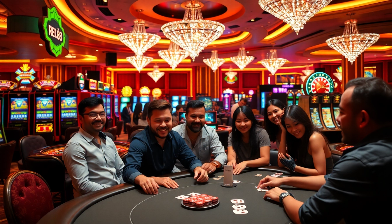 Experience the thrill of red88 vip gambling in a luxurious casino setting with exciting games.