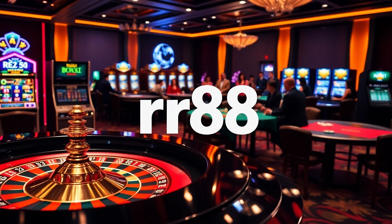 Experience thrilling roulette gameplay at rr88, featuring vibrant colors and professional dealers.