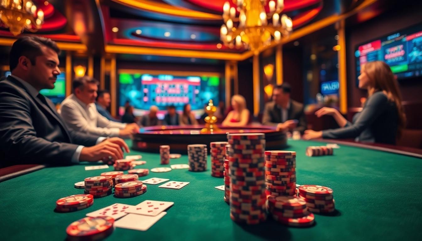 Exciting gambling scene showcasing F168 with poker chips and a roulette wheel.