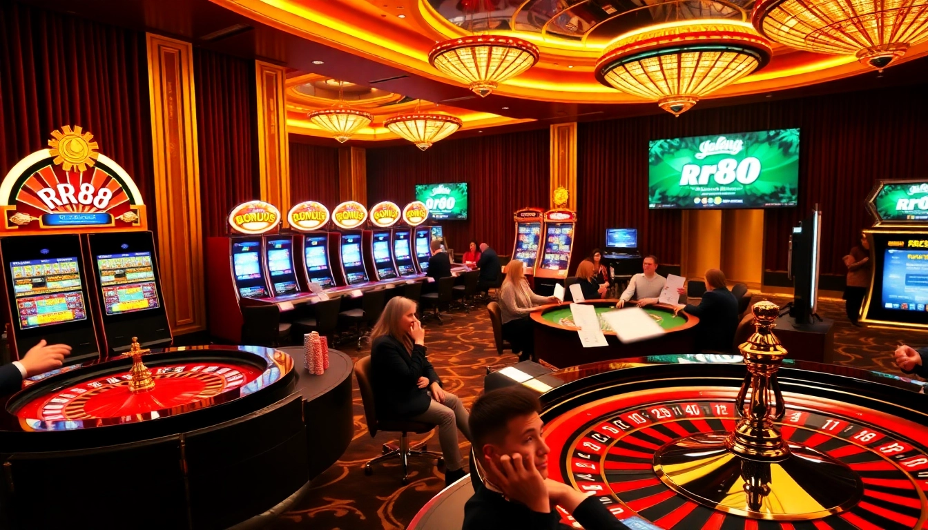 Experience thrilling moments at rr88 with exciting casino games and vibrant gambling atmosphere.