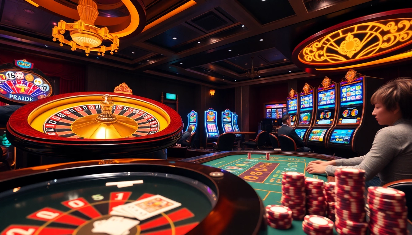 Experience thrilling gameplay at u888hv.com with vibrant slots and poker action in a luxurious setting.