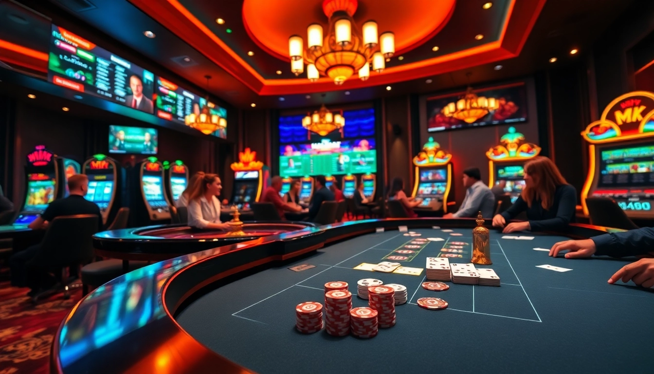 Experience high stakes at MK 8 with dynamic poker action and vibrant casino elements.