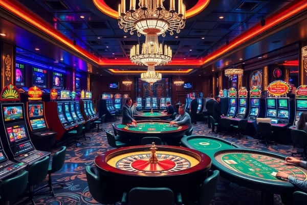 Experience thrilling gameplay at ww88 with vibrant casino tables and high-stakes betting.