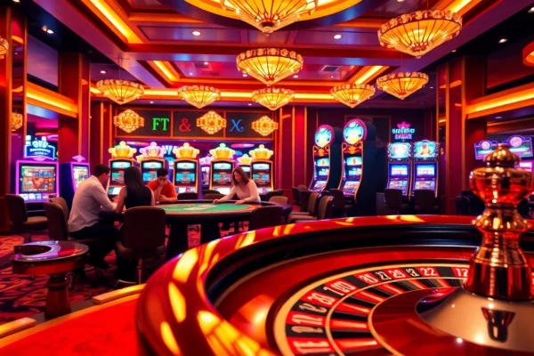 Experience the excitement of FLY88 with vibrant casino games, luxurious tables, and engaging slot machines.