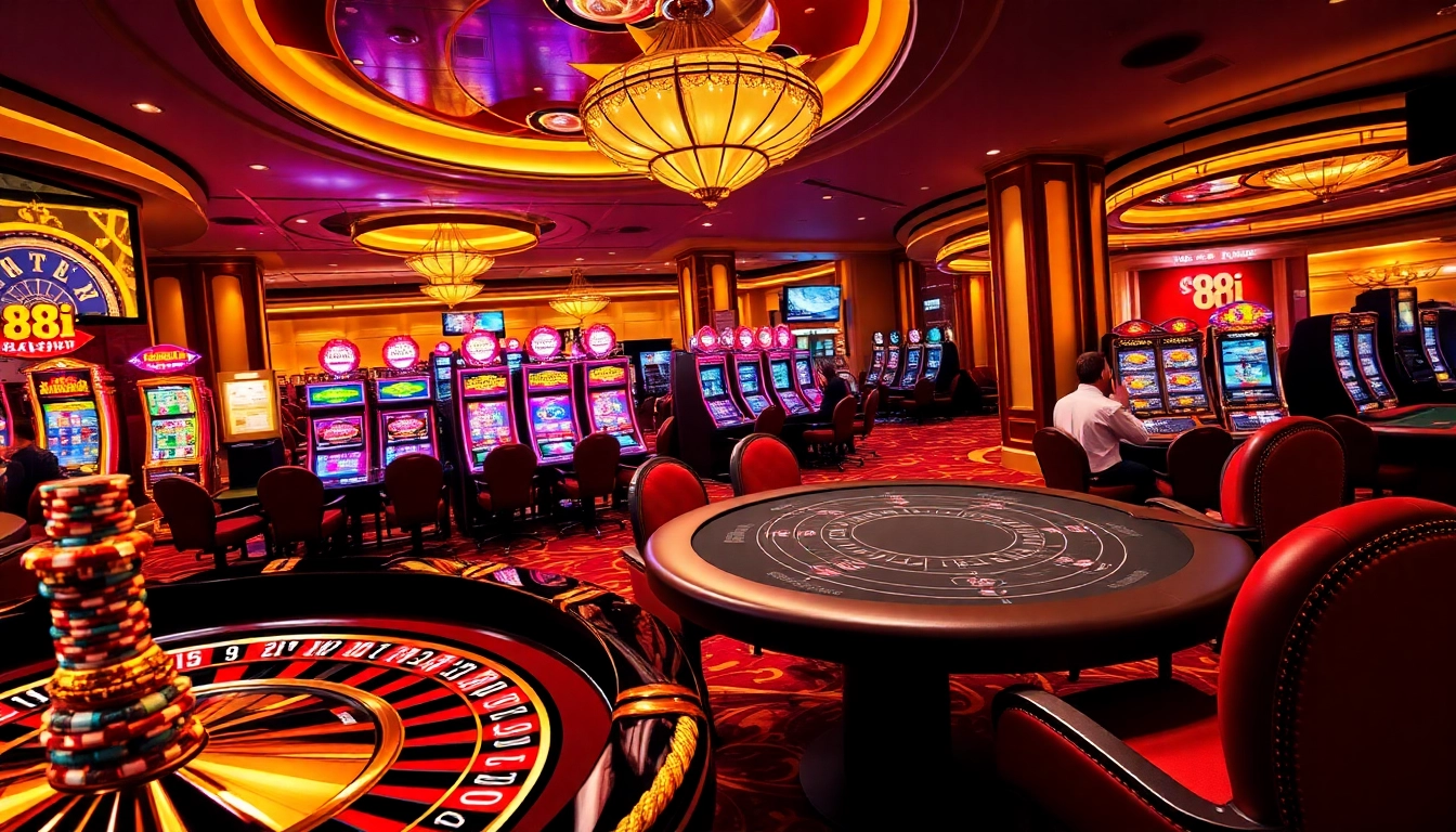Experience the thrill of winning at 88i with exciting casino games and vibrant slot machines.