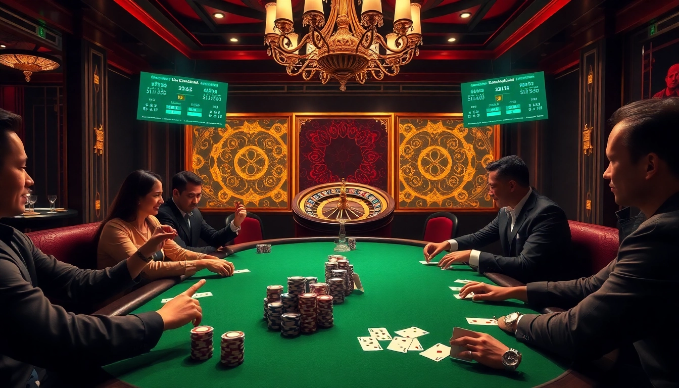 Experience high-stakes poker excitement at https://jun88pl.com/ with luxurious gaming elements and ambiance.
