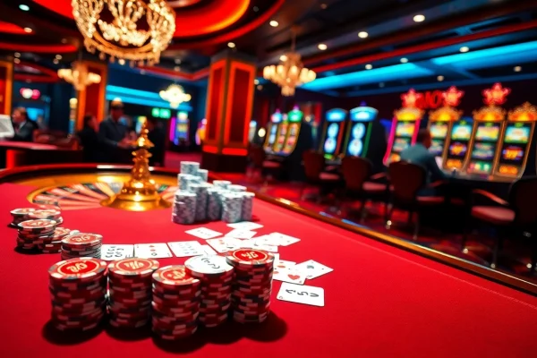 Experience the thrill of gambling at 58win with vibrant casino tables and active players.