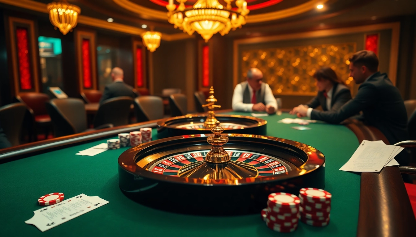 Engaged players at mm88 com casino table experiencing the thrill of high-stakes poker.