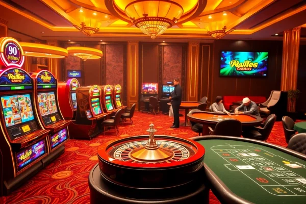 Exciting online casino environment showcasing slots and roulette at https://9bet0.us.com/ for immersive gaming.