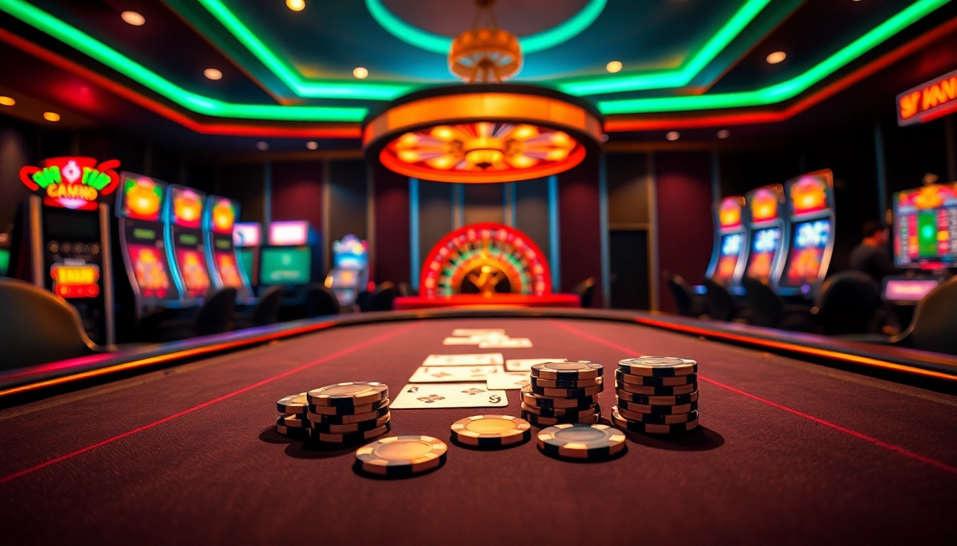 Experience thrilling gameplay at 789club with immersive poker tables and vibrant slot machines.