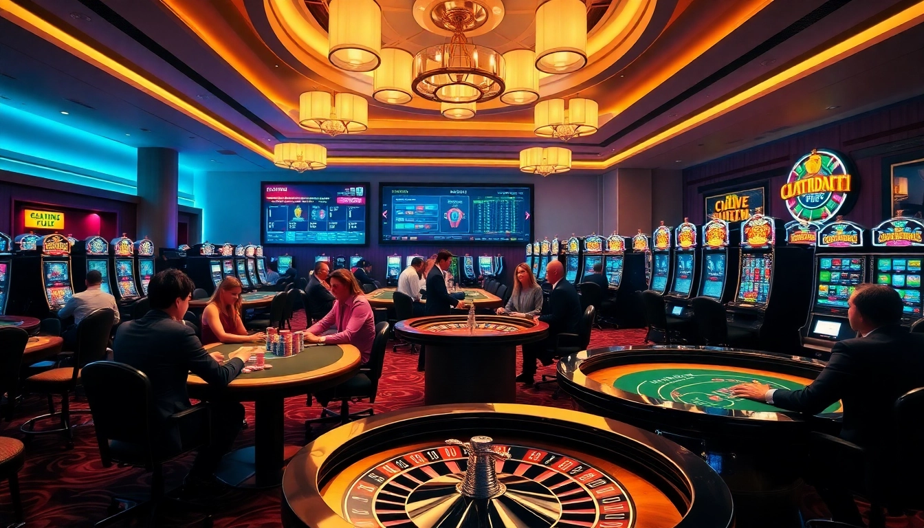 Engage with exciting gaming experiences at https://luck88com.net/ on a vibrant casino floor.