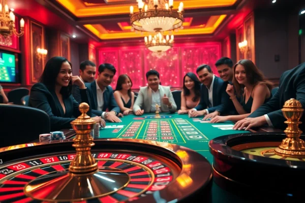 Experience the excitement of casino gaming with okking's thrilling atmosphere at the poker table.