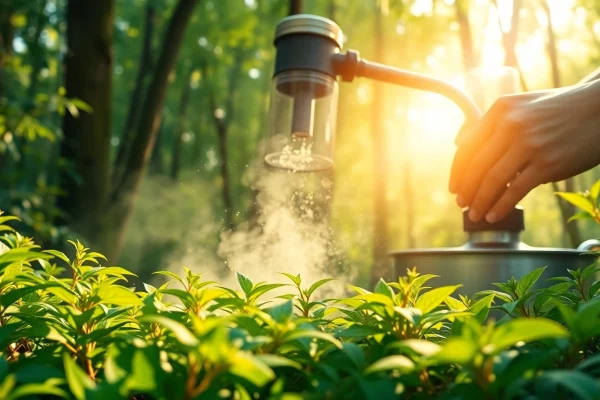 Learn how to get dmt naturally through plant extraction methods in a tranquil setting.