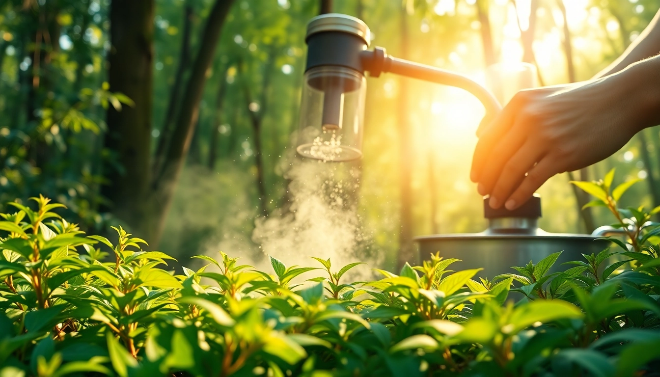 Learn how to get dmt naturally through plant extraction methods in a tranquil setting.