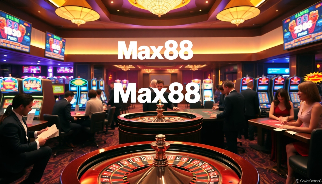 Experience the excitement of gambling at Max88 with vibrant tables and thrilling gameplay.