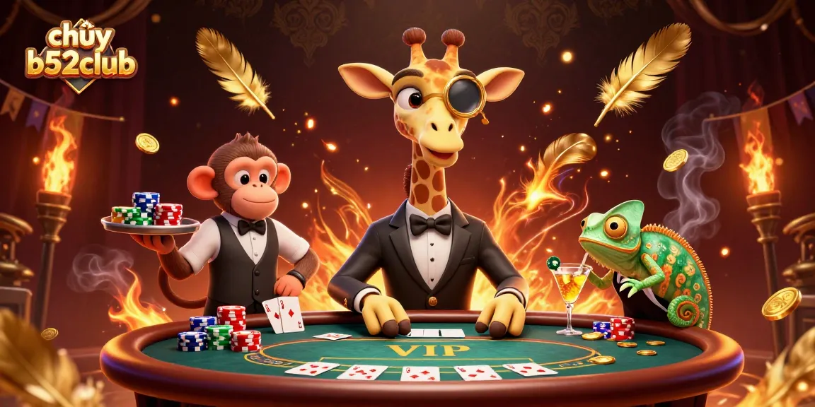 Experience thrilling play at chơi b52club with vibrant 3D casino characters and dynamic game elements.